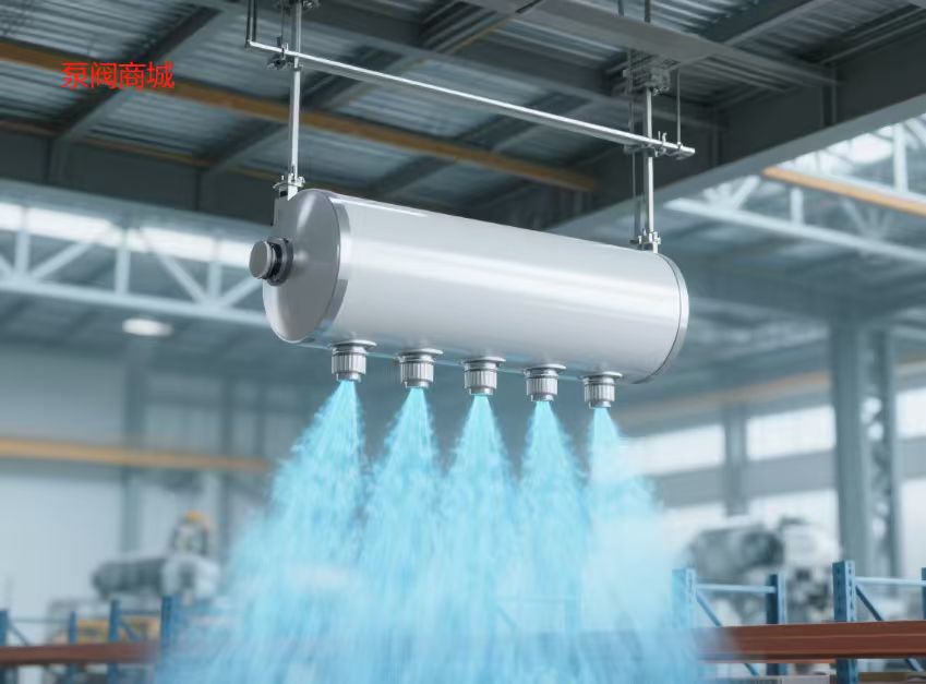 上海工开阀门 × 泵阀商城：大空间智能灭火装置的五大核心特点，守护消防安全