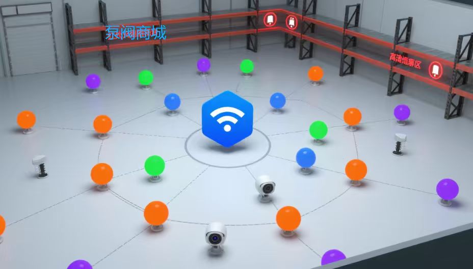 上海工开阀门 × 泵阀商城：物联网驱动！仓库厂房大空间自动消防炮喷水灭火系统设计要点